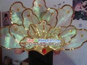Chinese Classical Dancing Big Flower Headpiece for Women