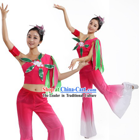 Chinese Classical Fei Tian Dance Costumes and Headpiece for Women
