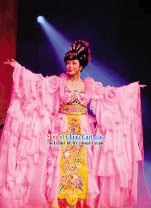 Li Yugang Gui Fei Zui Jiu The Drunken Beauty Empress Costumes and Wig