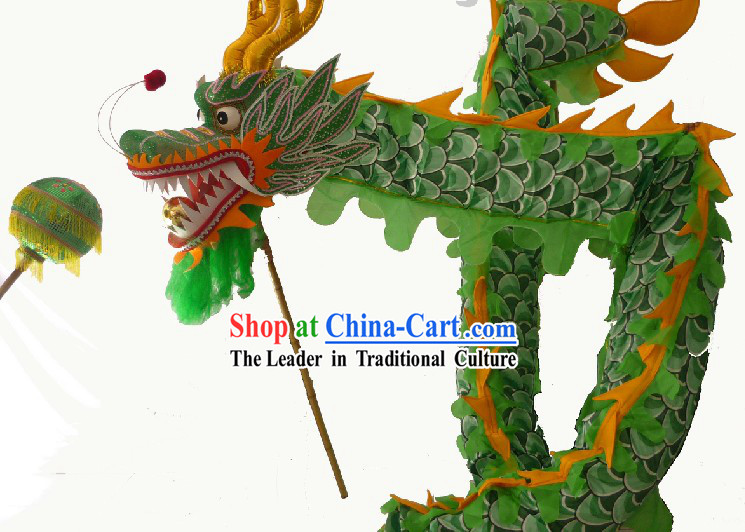 65 Meters Long Chinese Classical Dragon Dancing Costumes for 33-34 People
