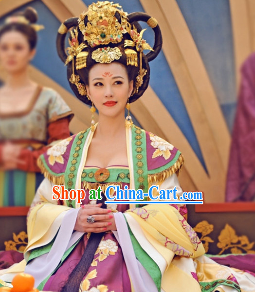 Ancient Tang Dynasty Female Emperor Wu Zetian Clothing