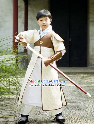 Ancient Chinese Swordsman Costume Complete Set for Men