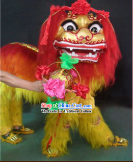 Traditional Chinese Beijing Lion Dance Equipment and Playing Ball Complete Set