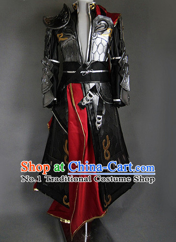 Asian Chinese Black Halloween Costumes for Superheroes