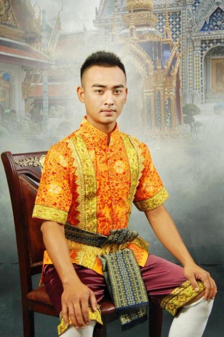 Traditional National Thailand Costume Complete Set