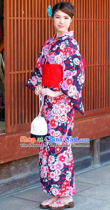 Japanese Kimono Yukata Geisha Samurai Costume Costumes Japan Kimonos ...