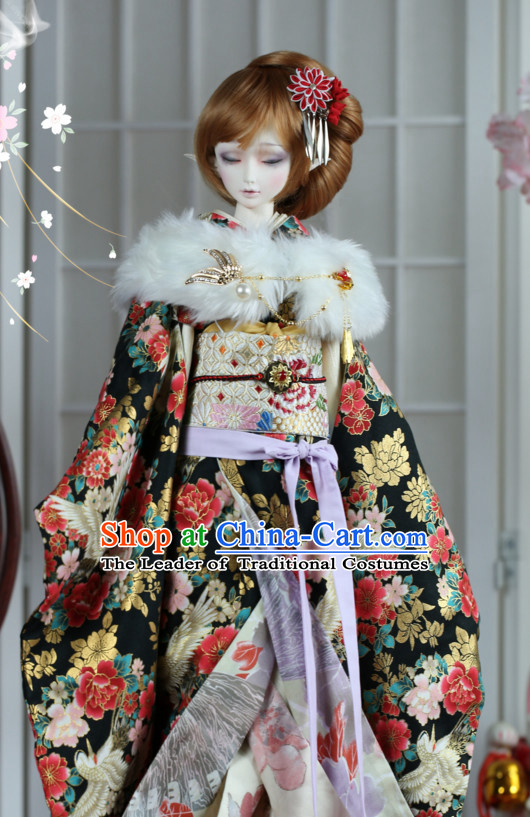 Supreme Japanese Princess Kimono Dress Complete Set
