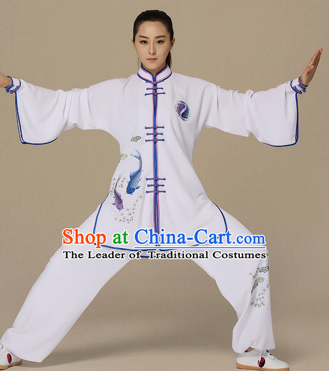 Top Kung Fu Competition Suits Kung Fu Gi Tai Chi Apparel Oriental Dress ...