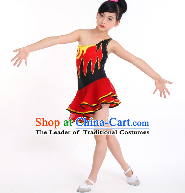 Chinese Competition Modern Dance Costumes Kids Dance Costumes Folk ...