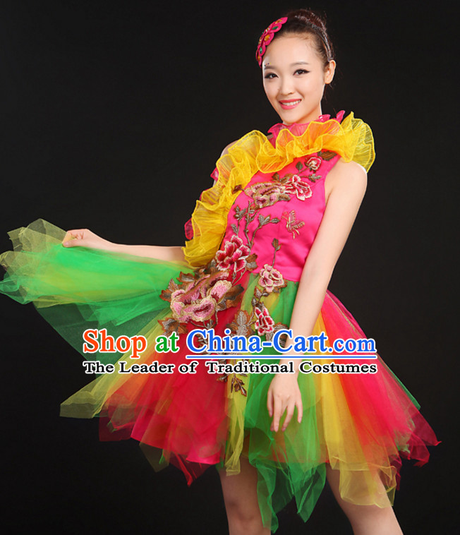 Chinese Beauty Contest Hair Decoration and Costumes Complete Set