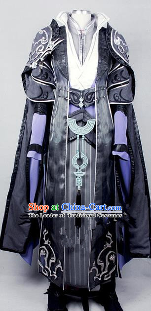 Asian Chinese Traditional Cospaly Costume Customization Knight Costume ...