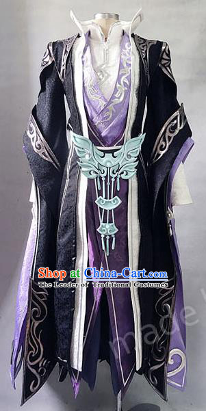 Asian Chinese Traditional Cospaly Costume Customization Knight Costume ...
