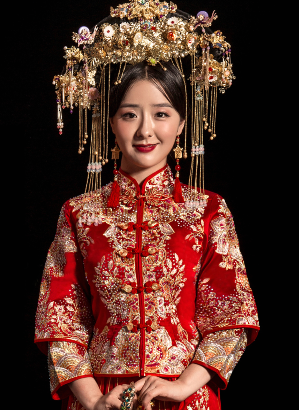 Romantic Chinese Princess Wedding Dress for Women