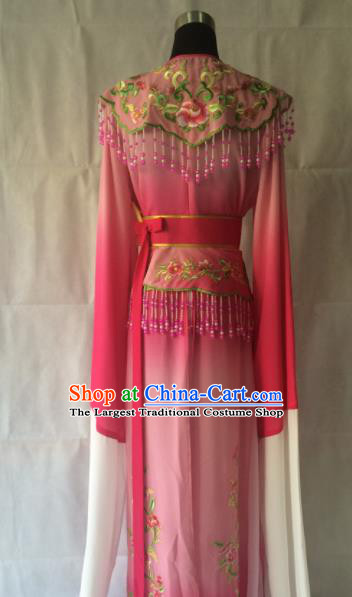 Traditional Chinese Beijing Opera Costume Ancient Princess Pink Hanfu Dress for Women