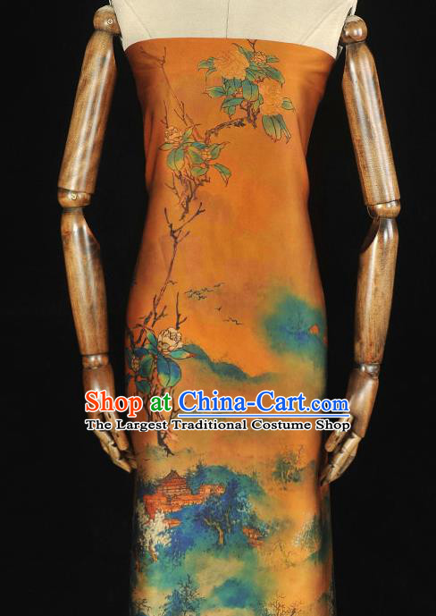 Handmade Chinese Silk Painting - Huangshan Mountain