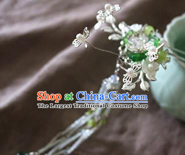Traditional Chinese Palace Tassel Hairpin Headdress Ancient Court Hair Accessories for Women