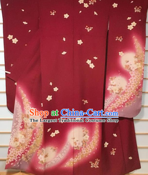Japanese Classical Red Dance Costume for Women