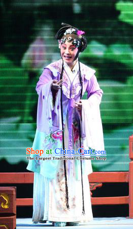 Chinese Sichuan Opera Highlights Hua Tan Garment Costumes and Headdress Fu Gui Rong Hua Traditional Peking Opera Hostess Rong Hua Dress Apparels