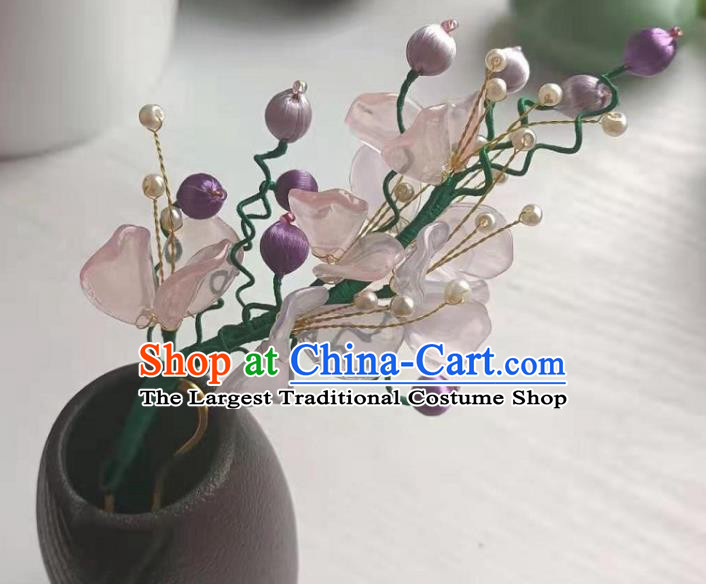 Chinese Ancient Young Lady Hairpin Traditional Song Dynasty Princess Wisteria Hair Stick