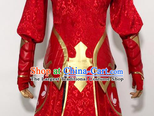 Chinese Game Cosplay Su Wukong Apparels Monkey King Garment Costumes Ancient Bridegroom Clothing