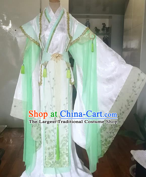 Ancient Chinese Wide Sleeve Quju Robe Clothing for Men