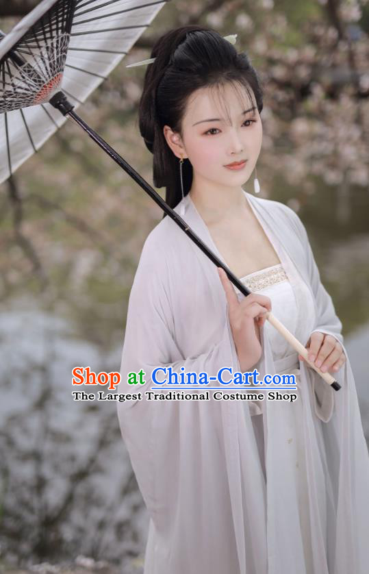 China Ancient Court Beauty Hanfu Dress Clothing Traditional Tang Dynasty Royal Princess Historical Garment Costumes