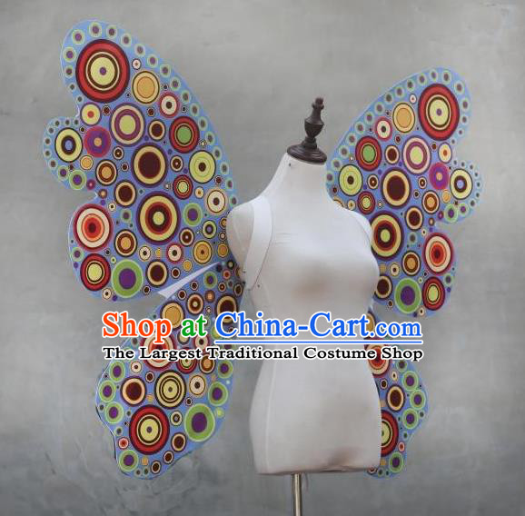 Top Brazilian Parade Back Accessories Samba Dance Decorations Miami Angel Catwalks Props Stage Show Butterfly Wings