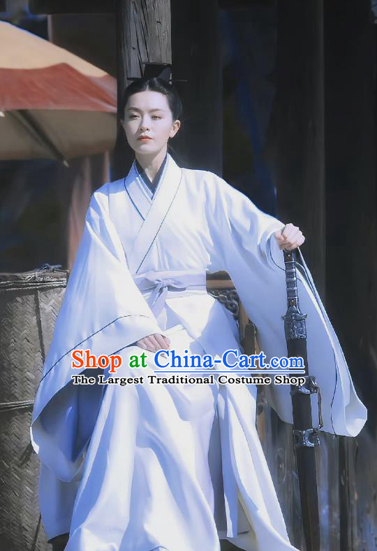 Chinese Ancient Female General Clothing Wuxia TV Series Sword Snow Stride Swordswoman Xu Wei Xiong Replica Costumes