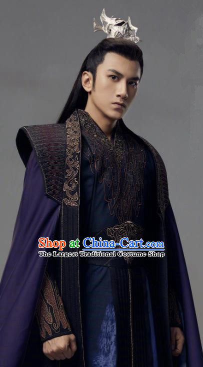 Chinese The Blue Whisper Lin Hao Qing Garment Costumes TV Series Swordsman Dresses Ancient Young Lord Clothing
