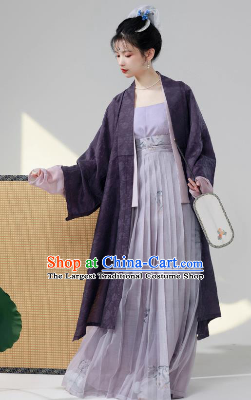 China Ancient Noble Woman Costumes Traditional Song Dynasty Royal Princess Hanfu Dresses