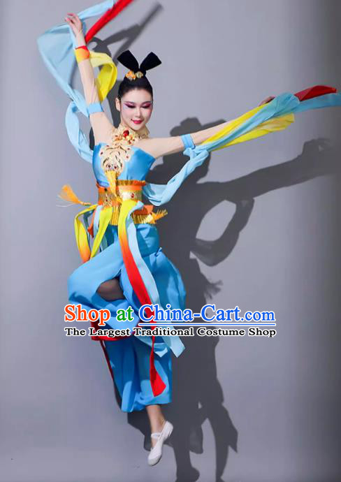 Dunhuang Dance Costume Western Regions Qinlian Performance Dress Female Pipa Flying Dance Performance Clothing