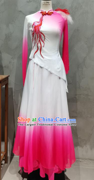 Chinese Classical Dance Clothing Top Stage Performance Woman Dress Umbrella Dance Costume
