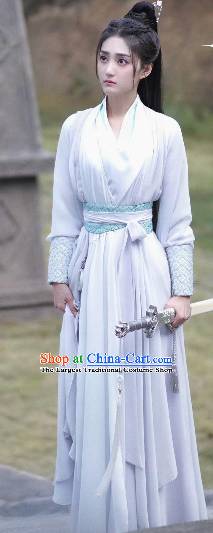 Ancient Chinese Swordswoman Clothing Traditional Wuxia Costume 2023 TV Series Back From The Brink Zi Yue Dresses