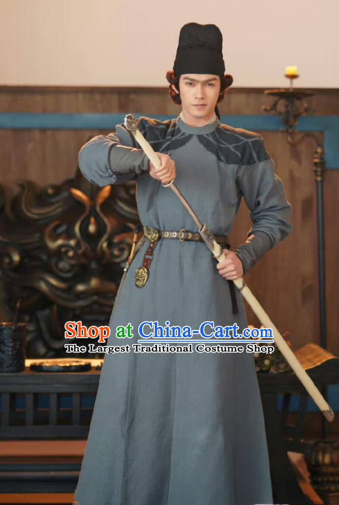 Ancient China Tang Dynasty Official Clothing Chinese TV Series White Cat Legend Dali Temple Scribe Chen Shi Costume