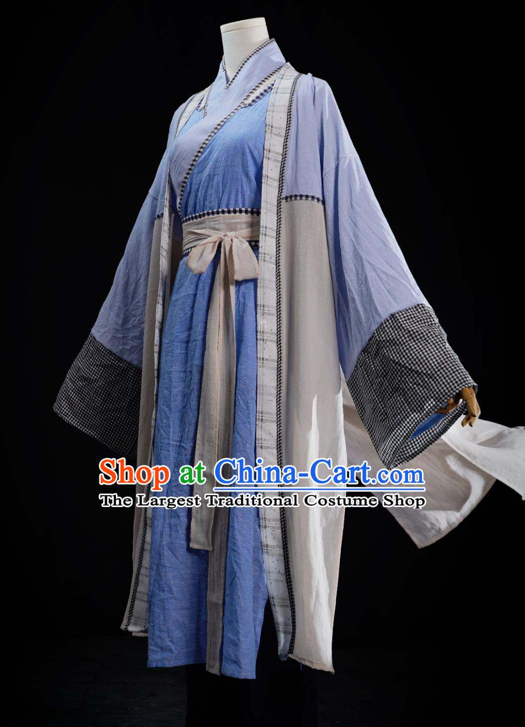Chinese TV Series The Heaven Sword and Dragon Saber Zhang Wu Ji Replica Costume Traditional Hanfu Ancient China Hero Clothing