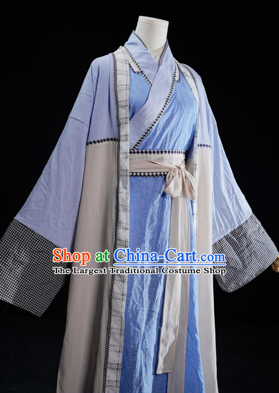 Chinese TV Series The Heaven Sword and Dragon Saber Zhang Wu Ji Replica Costume Traditional Hanfu Ancient China Hero Clothing