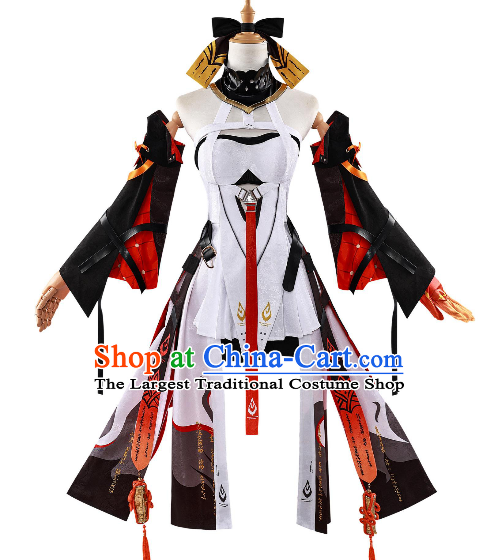 Wuthering Waves Changli Cosplay Costume Jinzhou Official Attendant Cosplay Game Anime Role Play Outfit